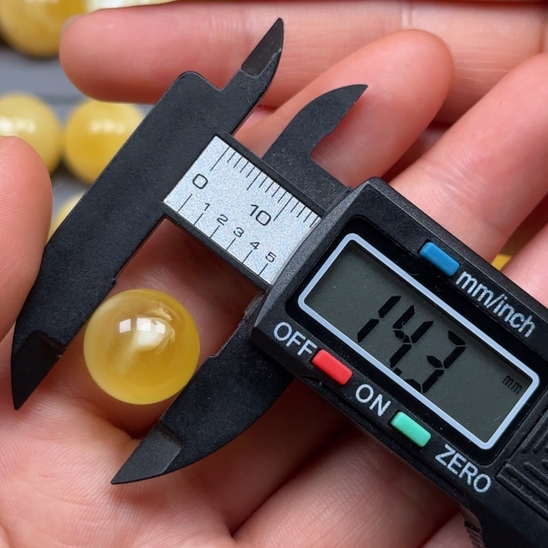 琥珀未镶嵌裸石蜜蜡单珠