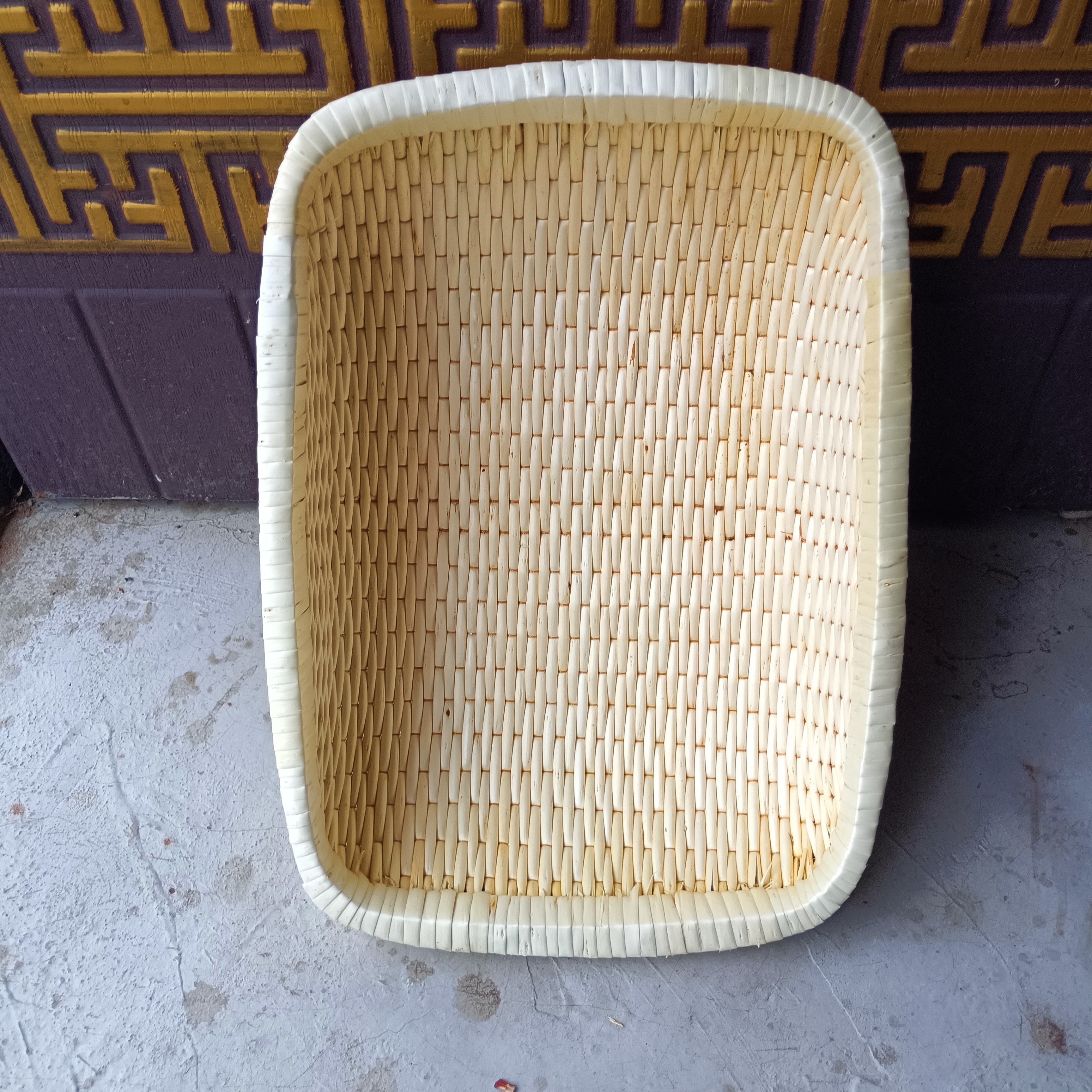 小号柳条手工簸萝馒头零食筐默认微瑕