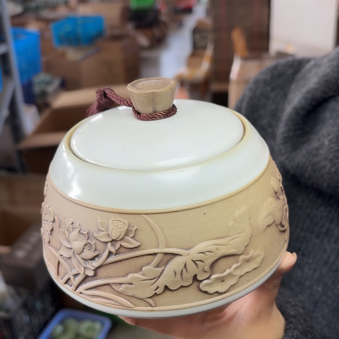 龙泉云间青瓷小米茶器