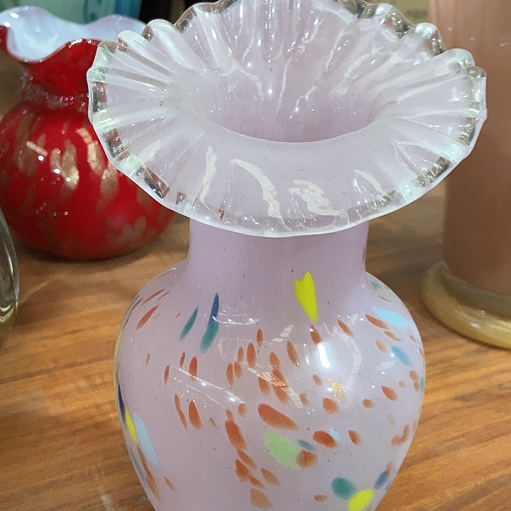 无铅玻璃琉璃花瓶高24口5