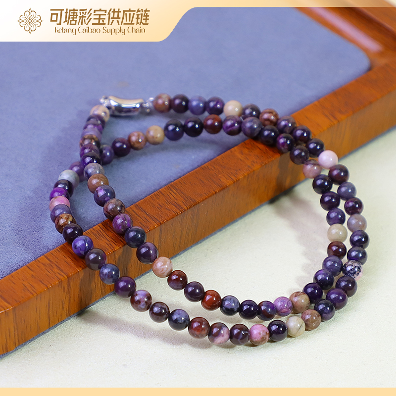 南非舒俱来 B+级炫彩圆珠项链/KTCB-4511-2/多样性发一件