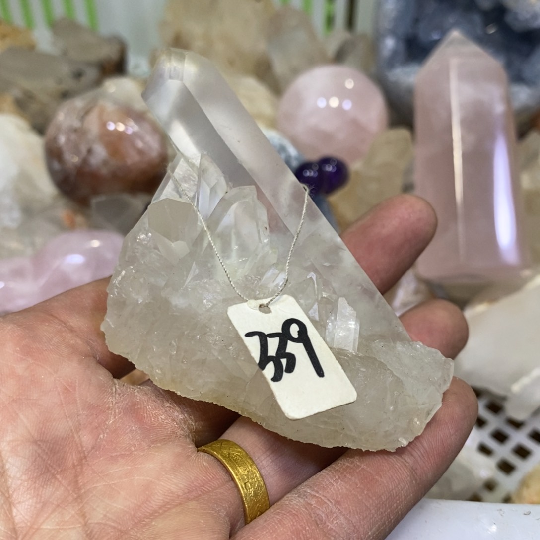 水晶水晶原石摆件未镶嵌