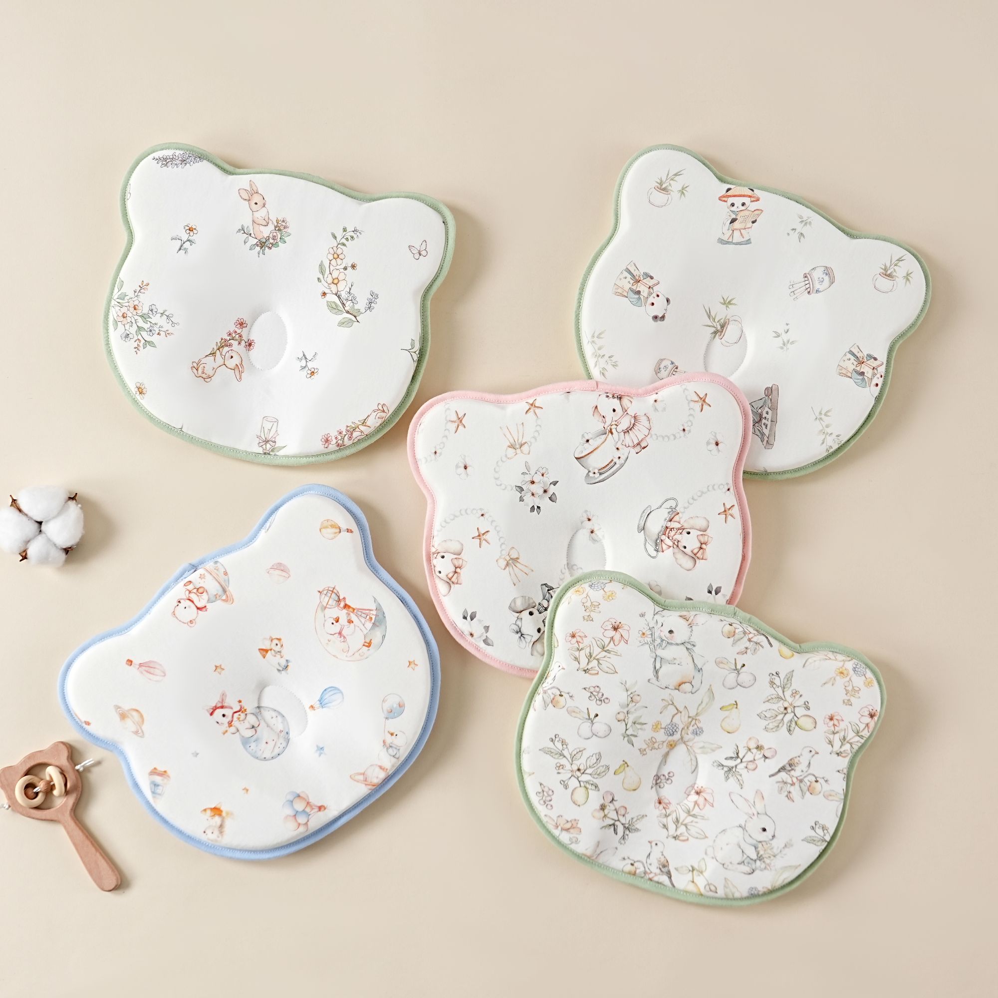 【爱的进程定型枕】婴儿定型枕头四季通用透气枕头