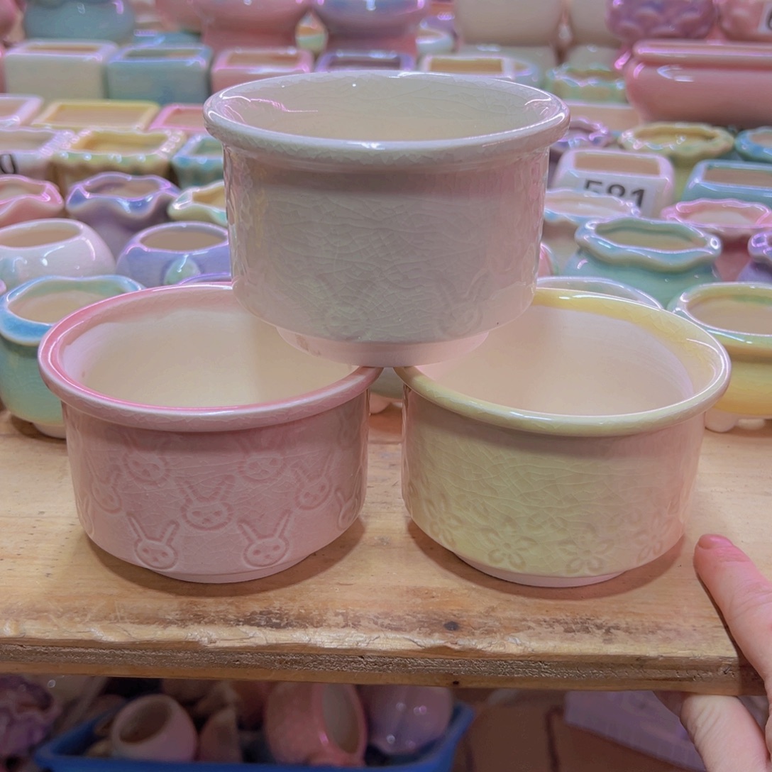 陶瓷花盆当场凑满12包邮