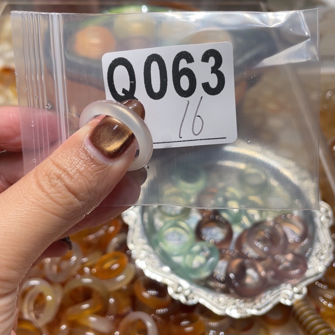 玛瑙/玉髓未镶嵌戒指063