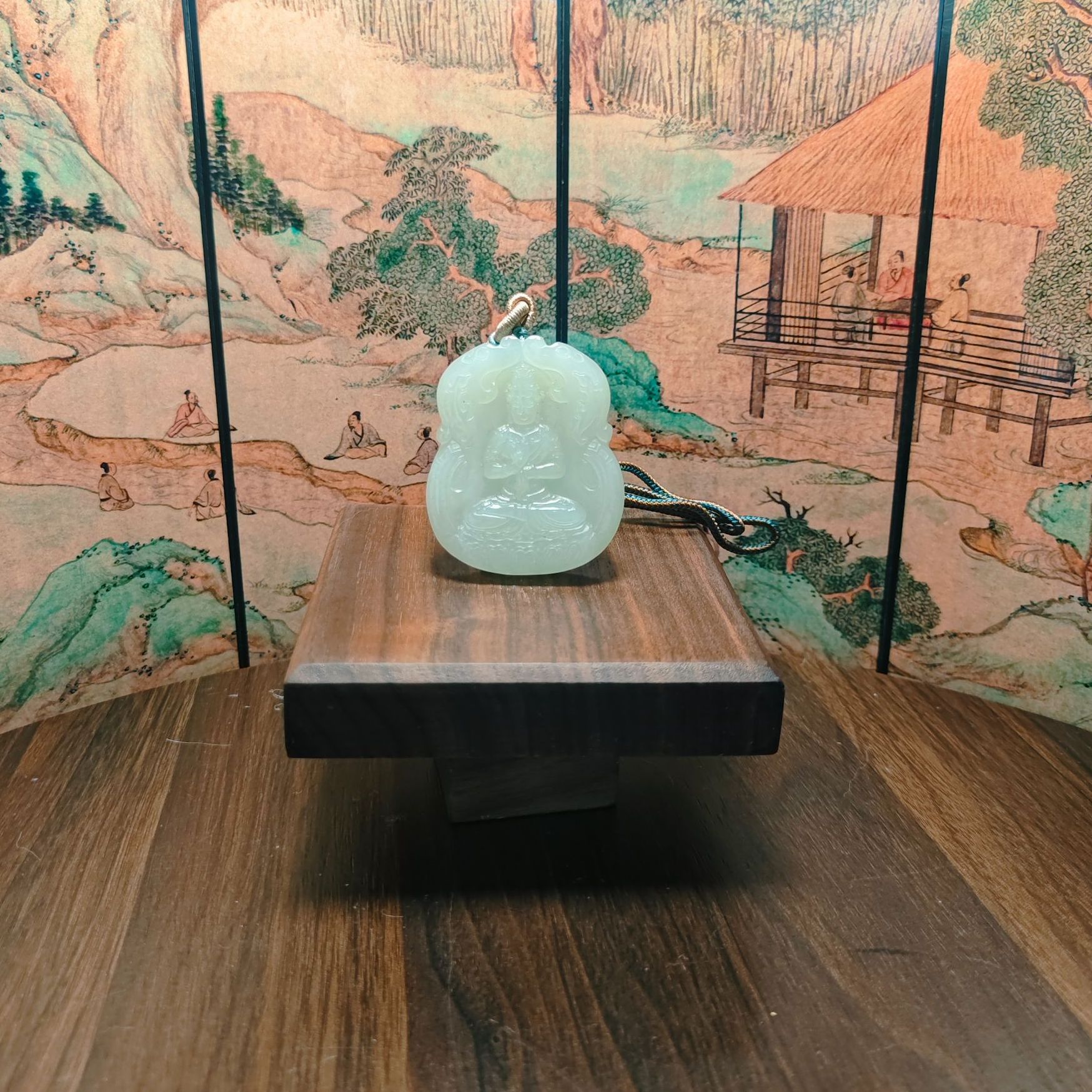 G和田玉观音吊坠0453