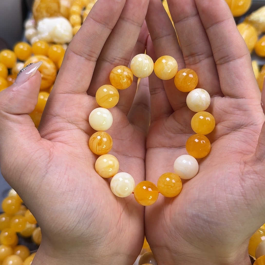 蜜蜡珠宝奇石未镶嵌14mm