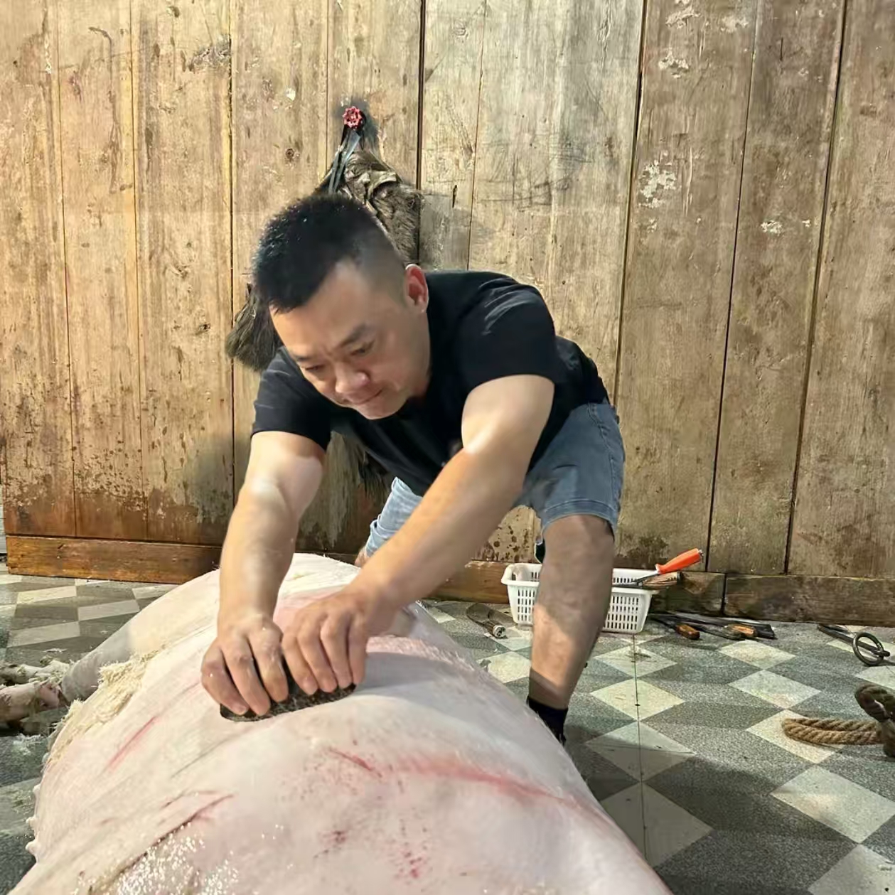 【排骨边边】恩施高山农户熟食土猪肉一年以上正宗土猪
