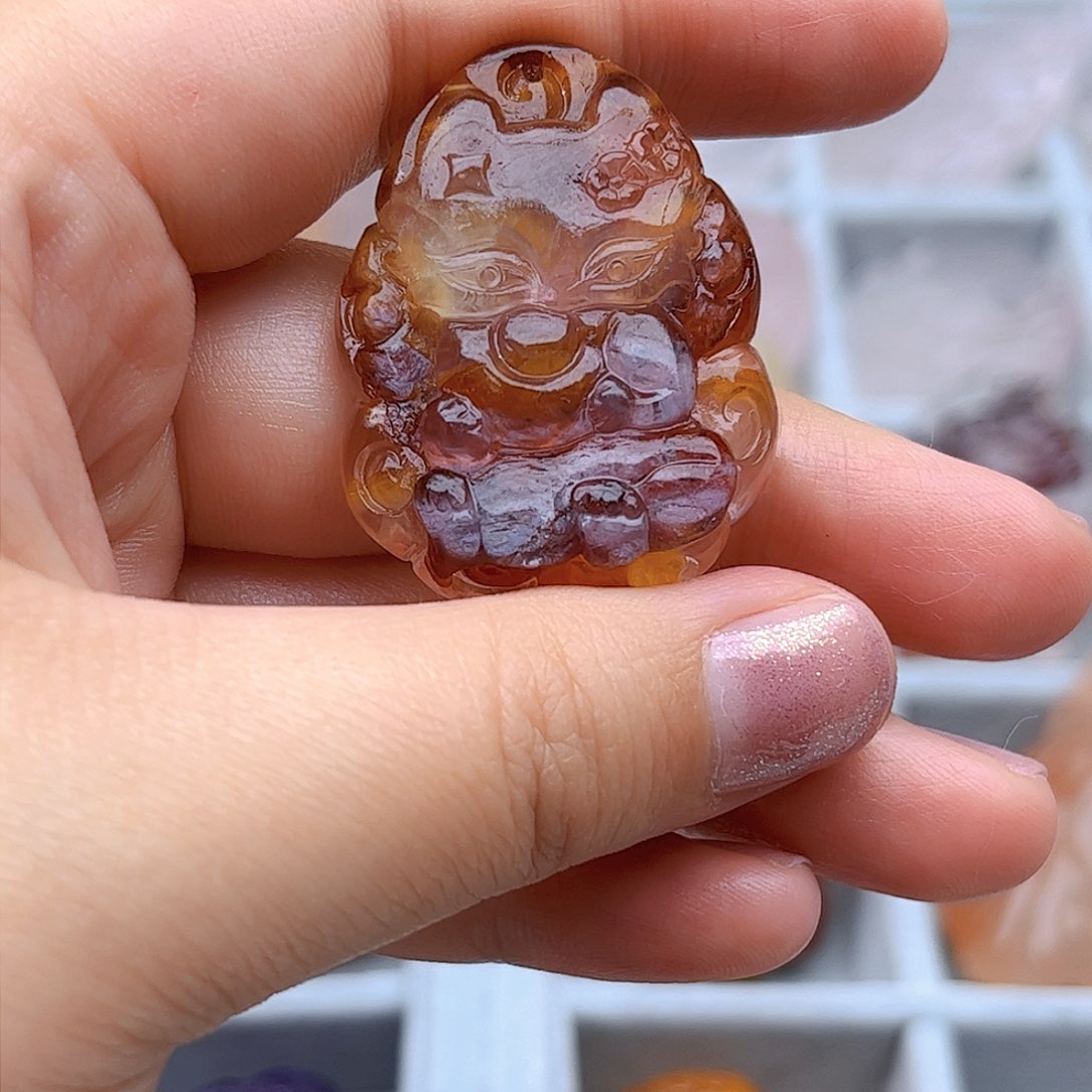 水晶吊坠(不含链)未镶嵌