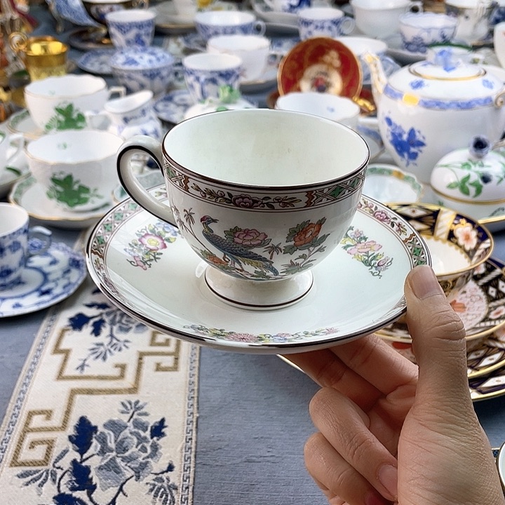 中古欧瓷瓷器小房子