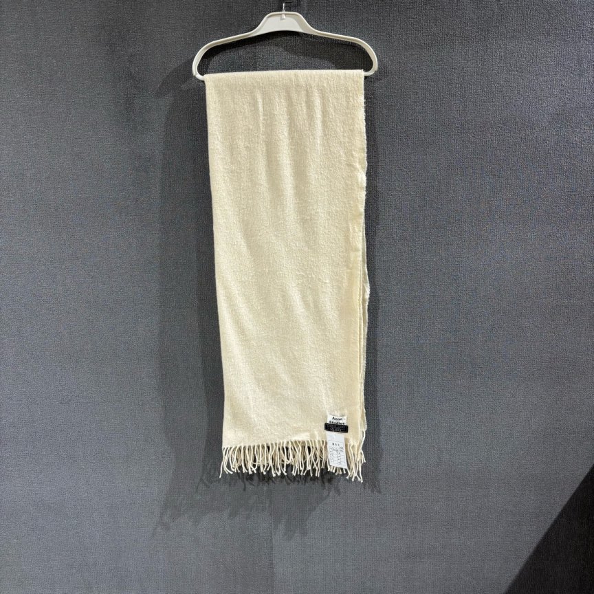99新 Acne studio （pm）米色羊毛围巾 195✖️70cm/1726