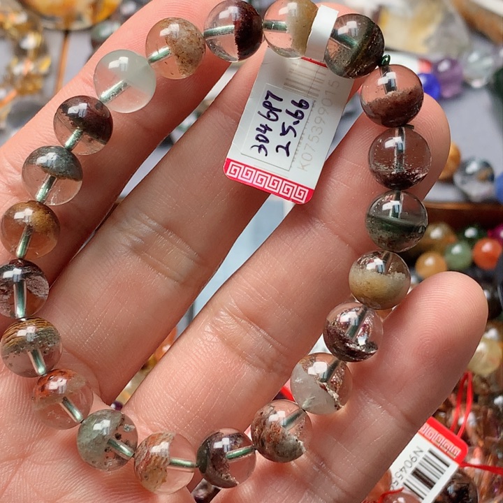 水晶手串未镶嵌天然