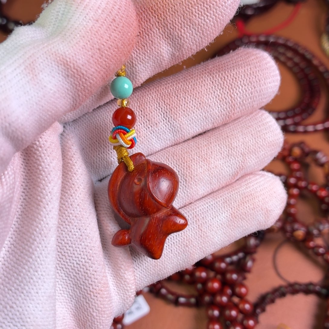 跷***板手串/手链小叶紫檀小马驹