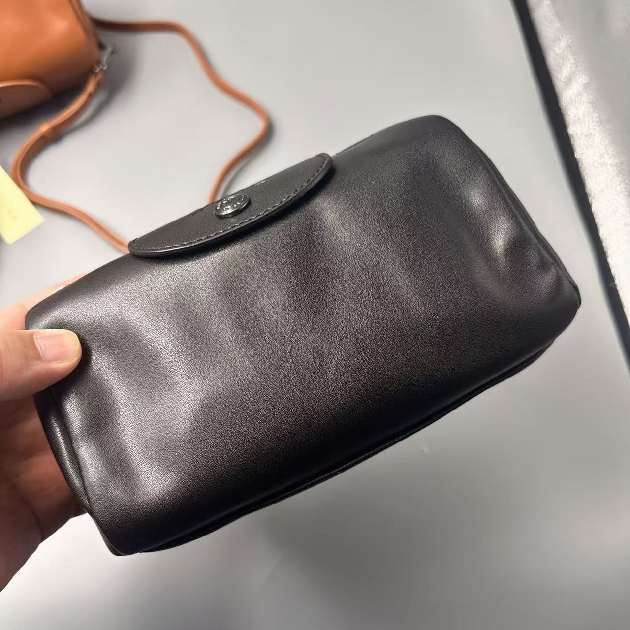 K250961 19*10*11cm 女士pu单肩包 圆筒枕头包