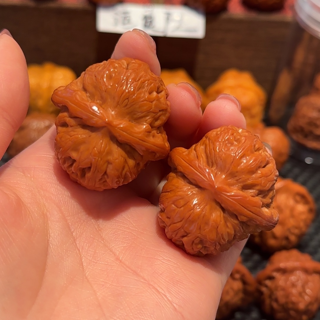 文玩核桃吊坠平谷元宝40 精品1696