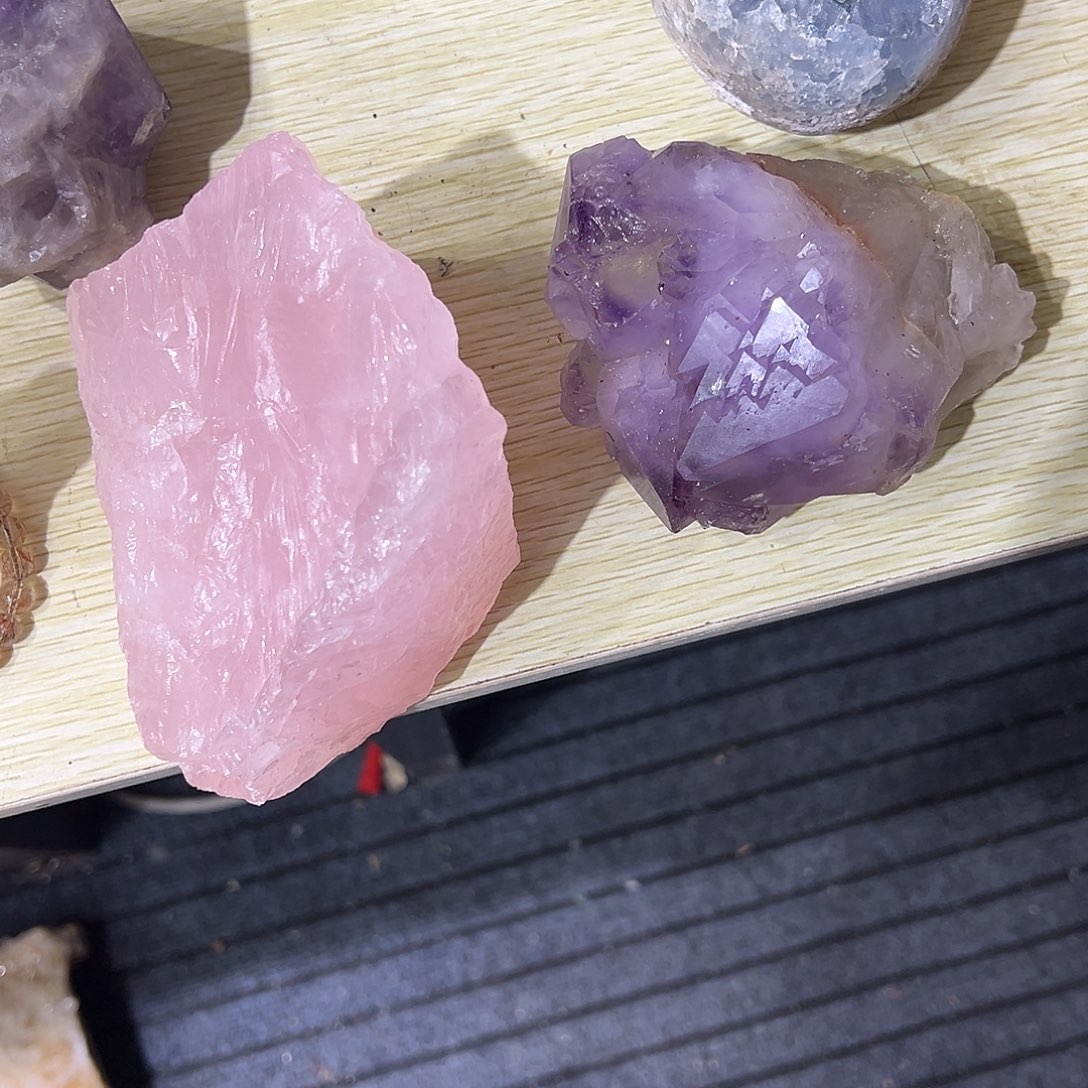 秋***染水晶大型摆件（非配饰）未镶嵌