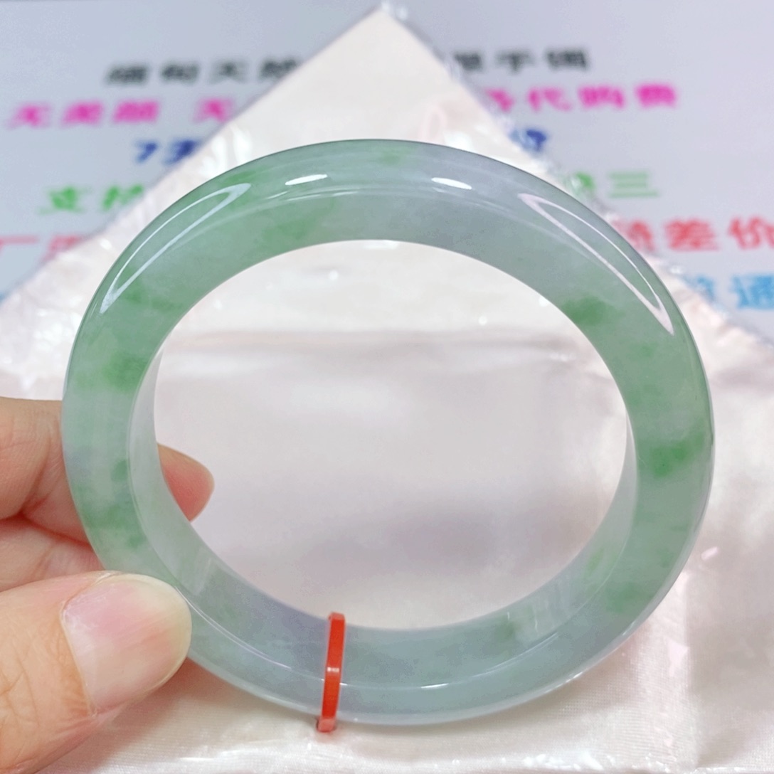 未镶嵌手镯翡翠55.8圈口正圈