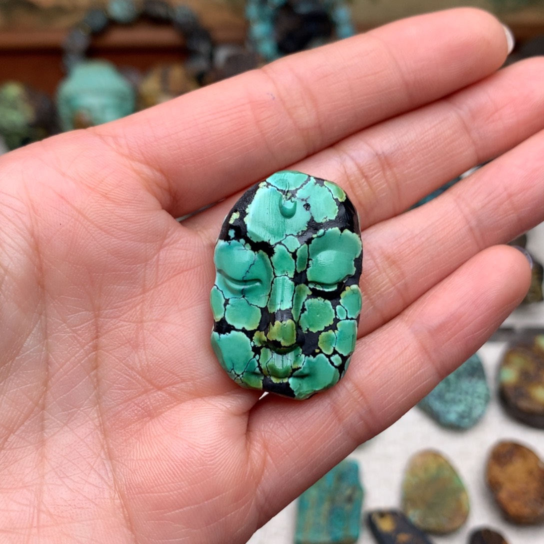 绿松石未镶嵌配饰