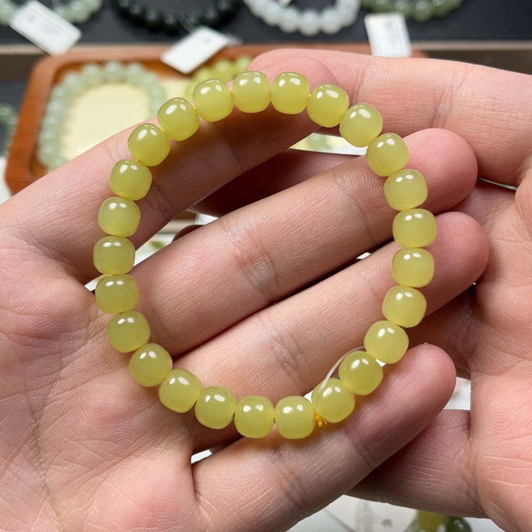 和田玉手链未镶嵌