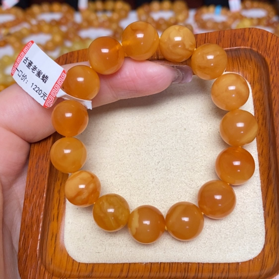 【闪购商品】未镶嵌蜜蜡手链手串