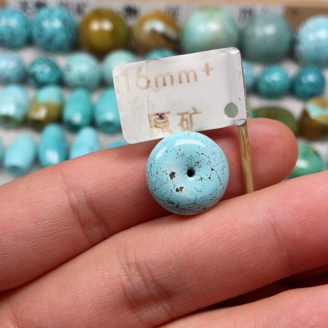未镶嵌绿松石珠宝半成品
