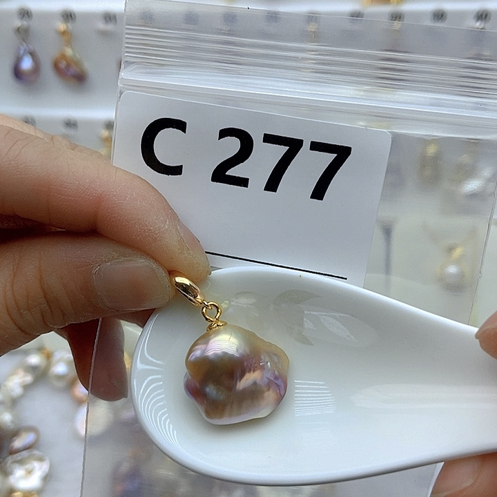 淡水珍珠颈饰银S925镶嵌