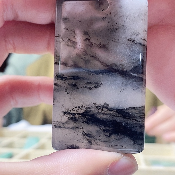 密玉（石英质玉）未镶嵌颈饰