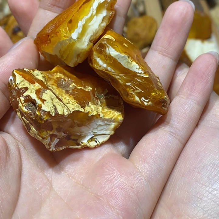 知***乐定制琥珀蜜蜡原石