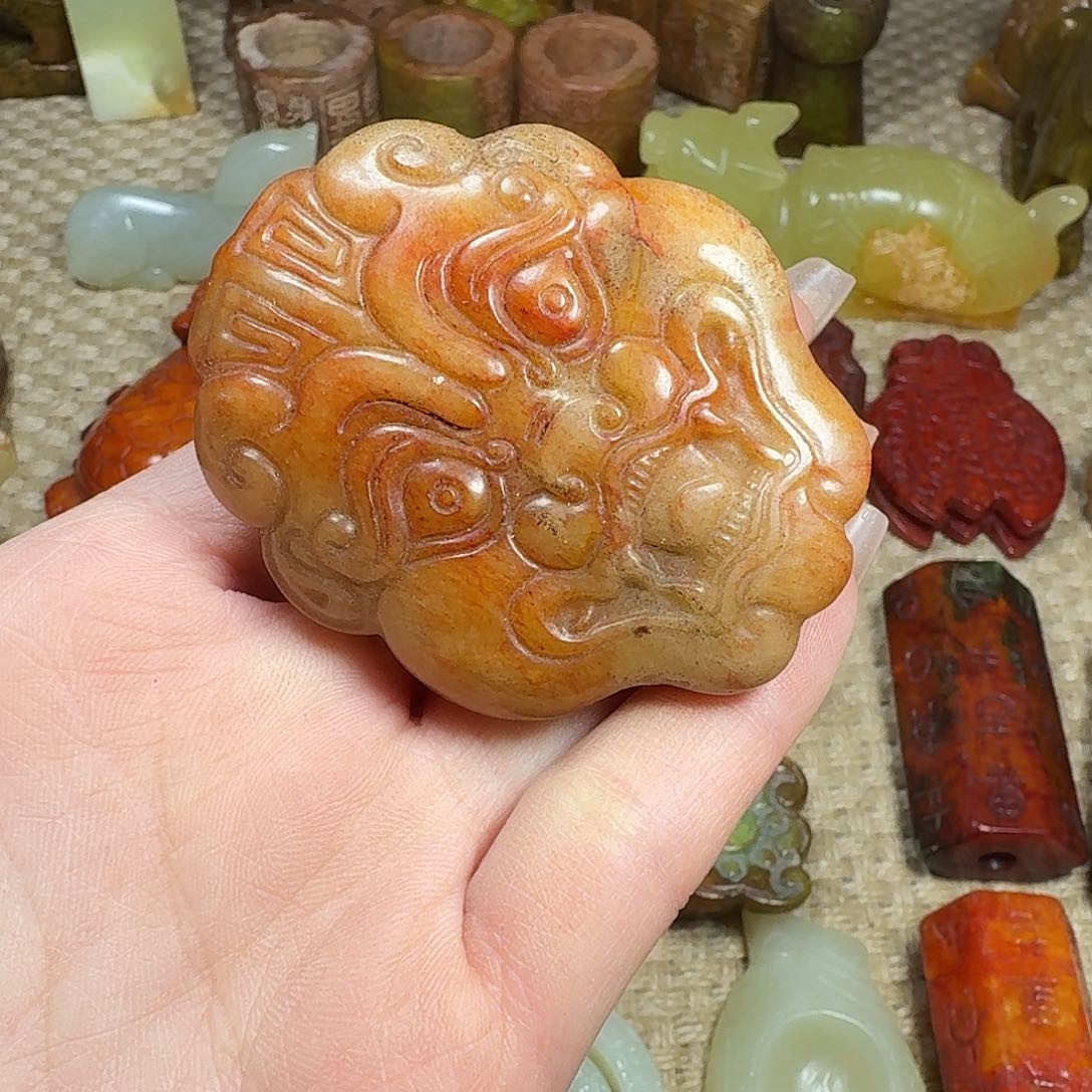 白玉菩提吊坠挂件