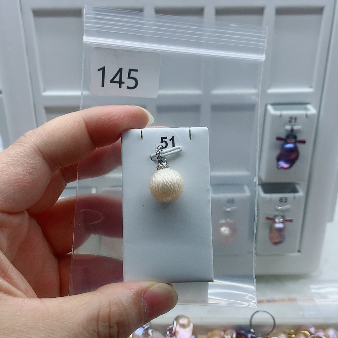 吊坠(不含链)淡水珍珠合金