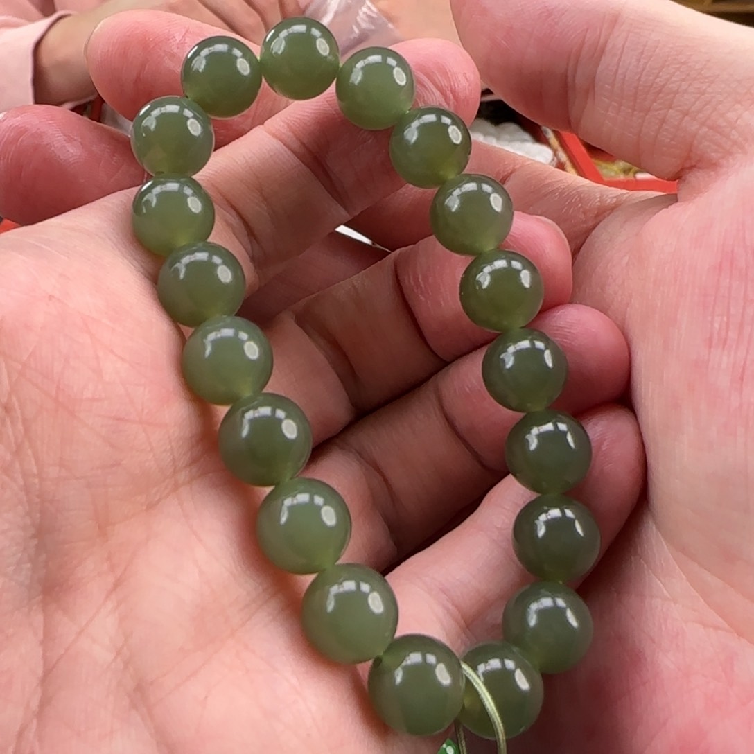 和田玉挂件未镶嵌单圈