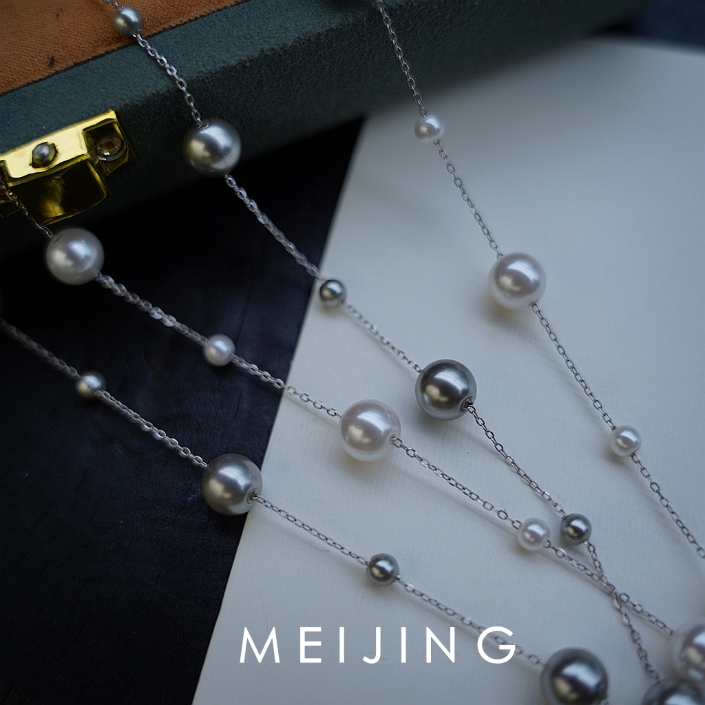 链子925银琉璃 【星河】时尚百搭气质优雅坠链可调节项链