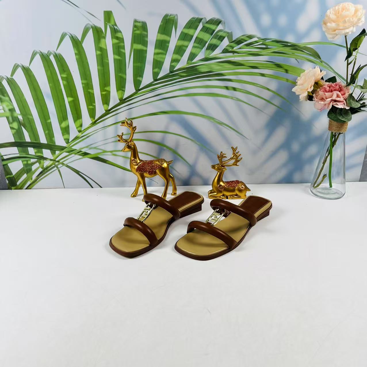 小强家女鞋 芽儿家新款百搭女凉鞋（Y594-15-3）（W34AYG23208-601）