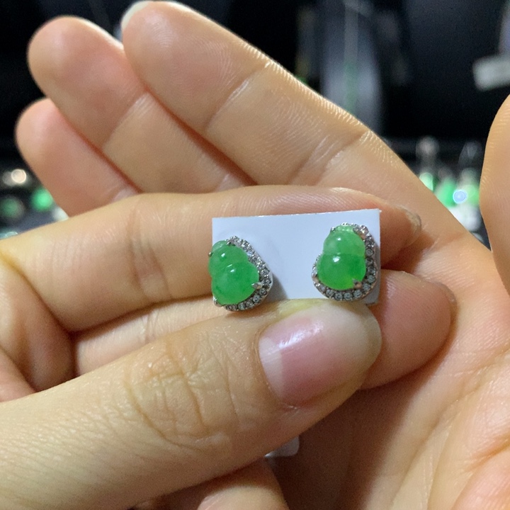 翡翠银S925镶嵌戒指