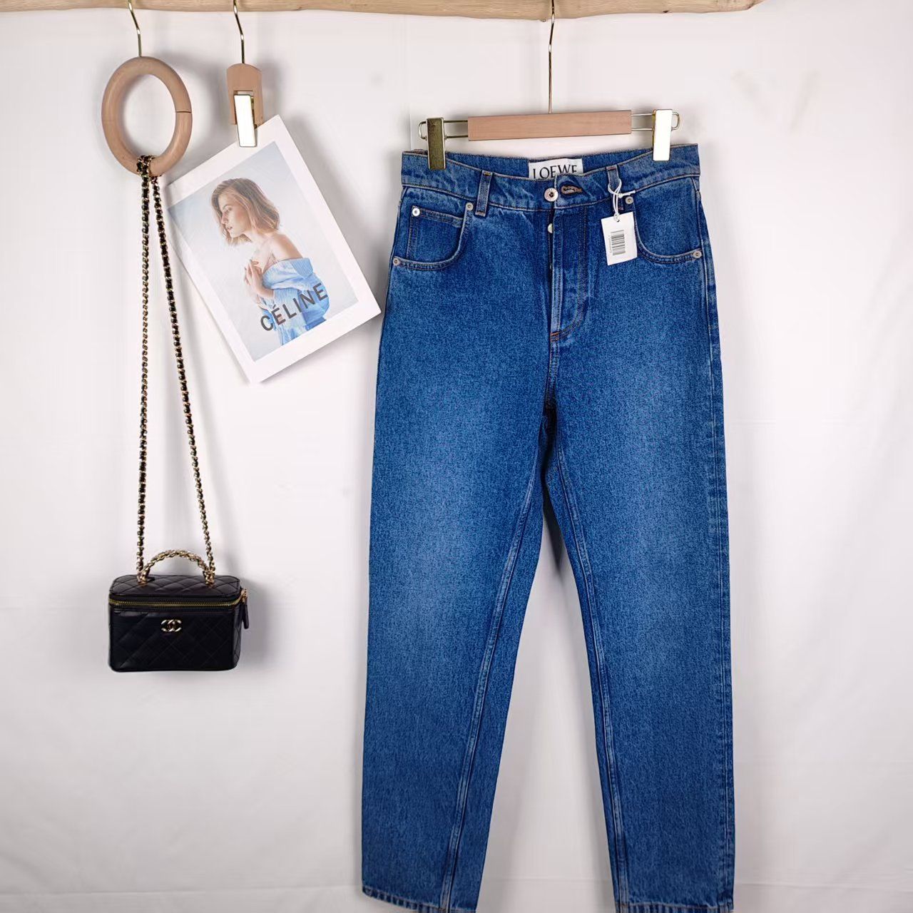 99新 LOEWE/罗意威 海囤Q/罗意威裤子/36码/ha60199