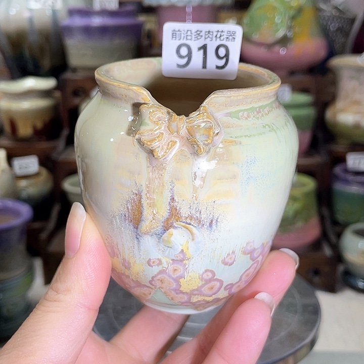 红陶内口径6高度8