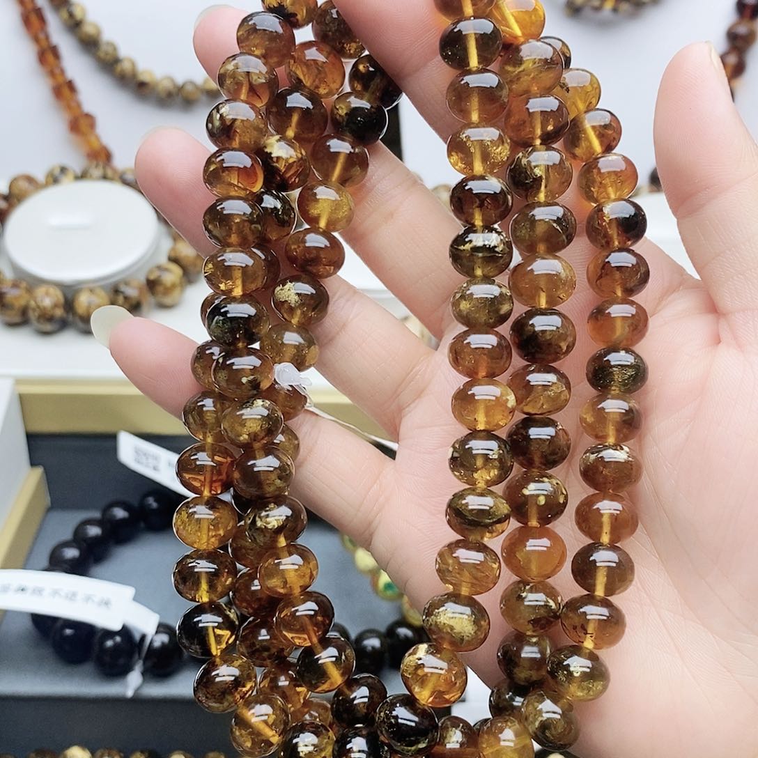 琥珀颈饰未镶嵌琥珀10