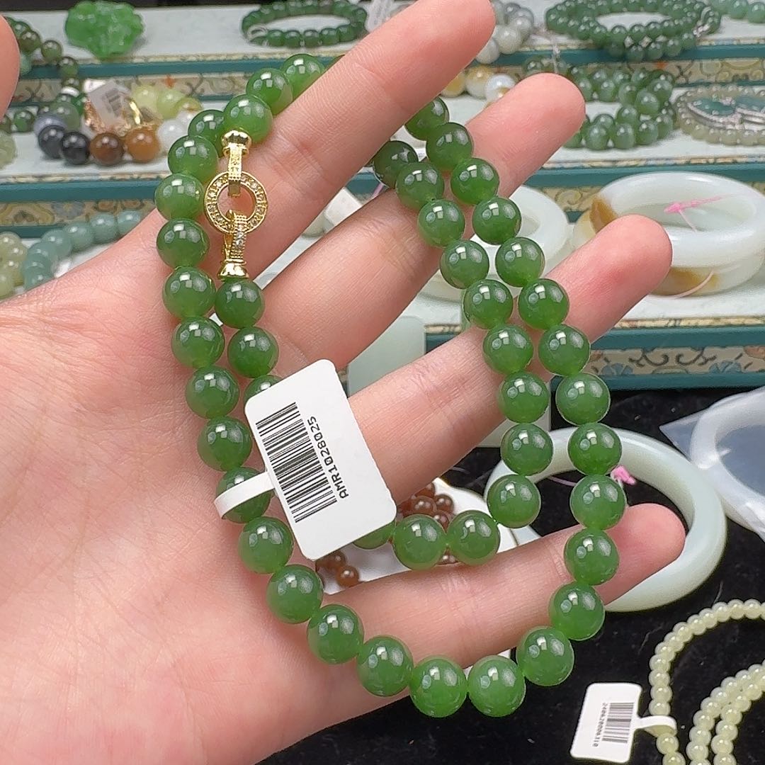 和田玉手串未镶嵌