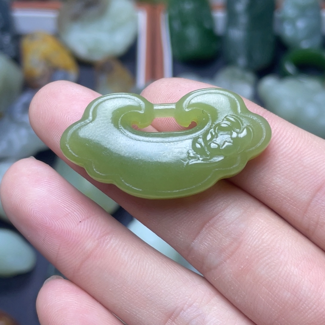 吊坠(不含链)未镶嵌和田玉