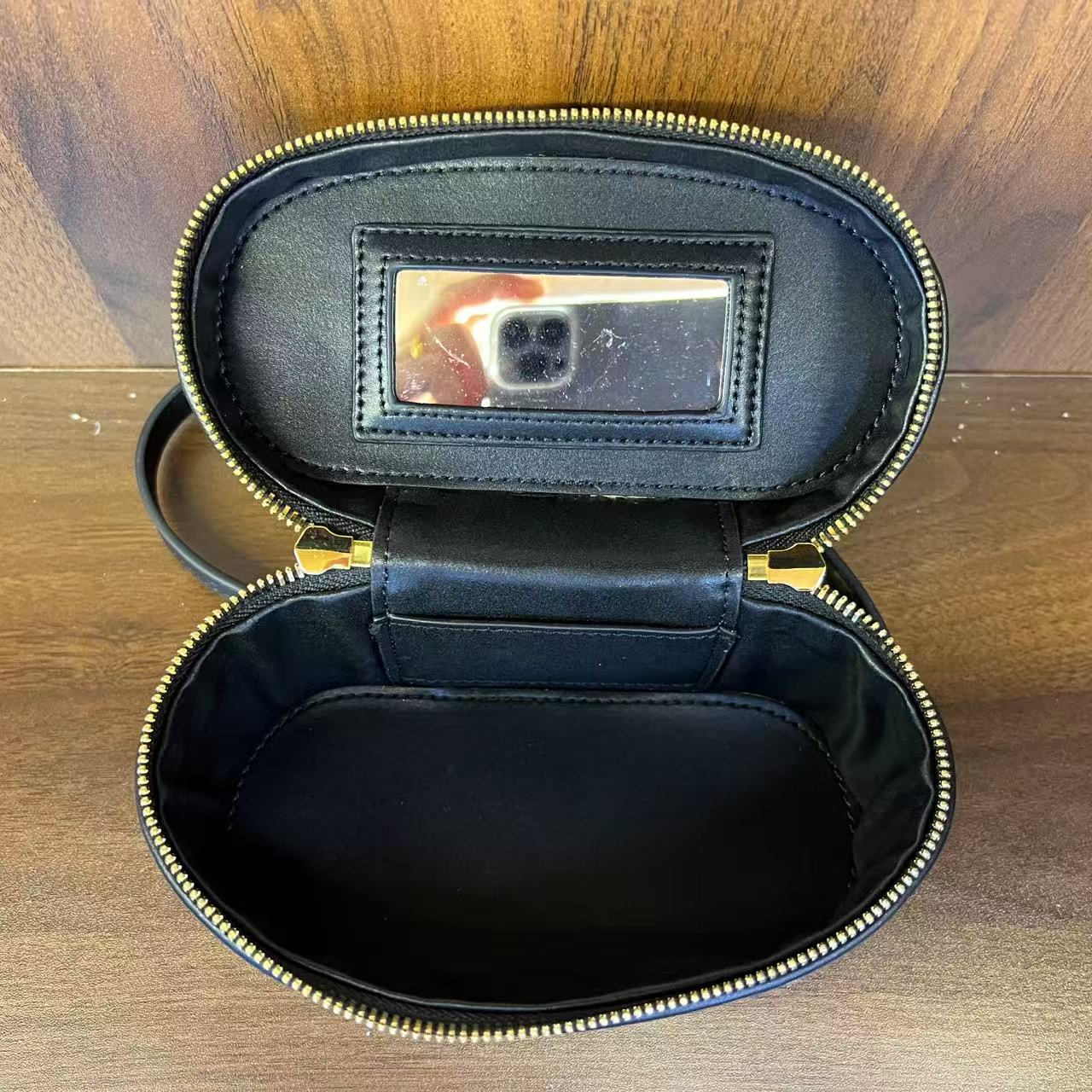 薇薇手工真皮包2038-17-老花-长17x高11-老花盒子A169