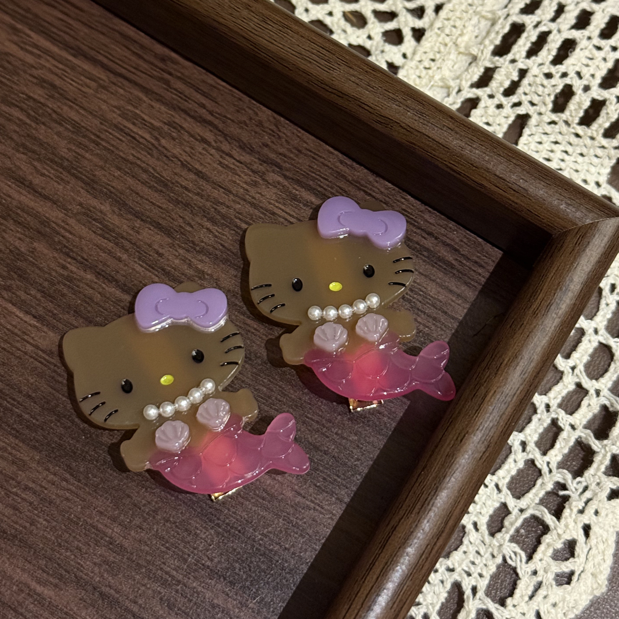 黑皮kt美人鱼鸭嘴对夹
