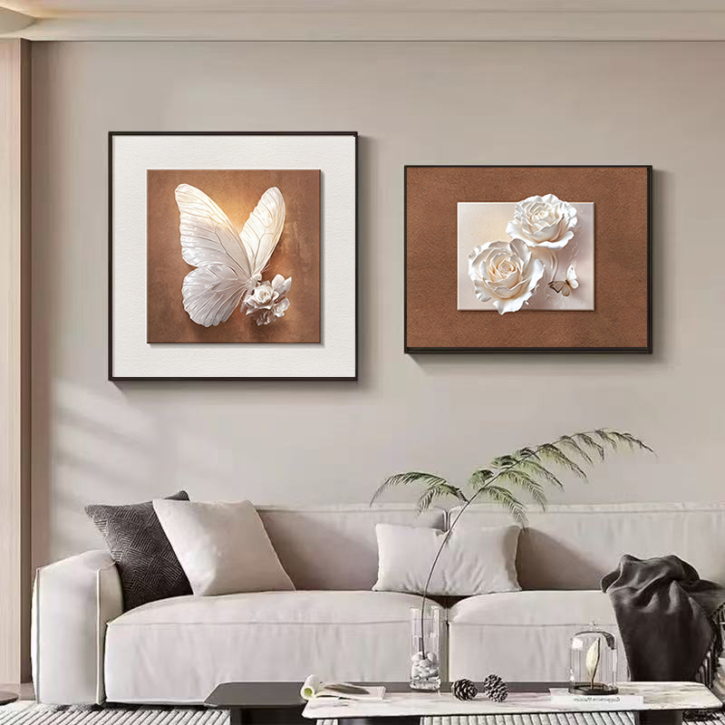 几何抽象餐厅装饰画挂画现代高级感意式沙发背景墙卧室玄关墙壁画