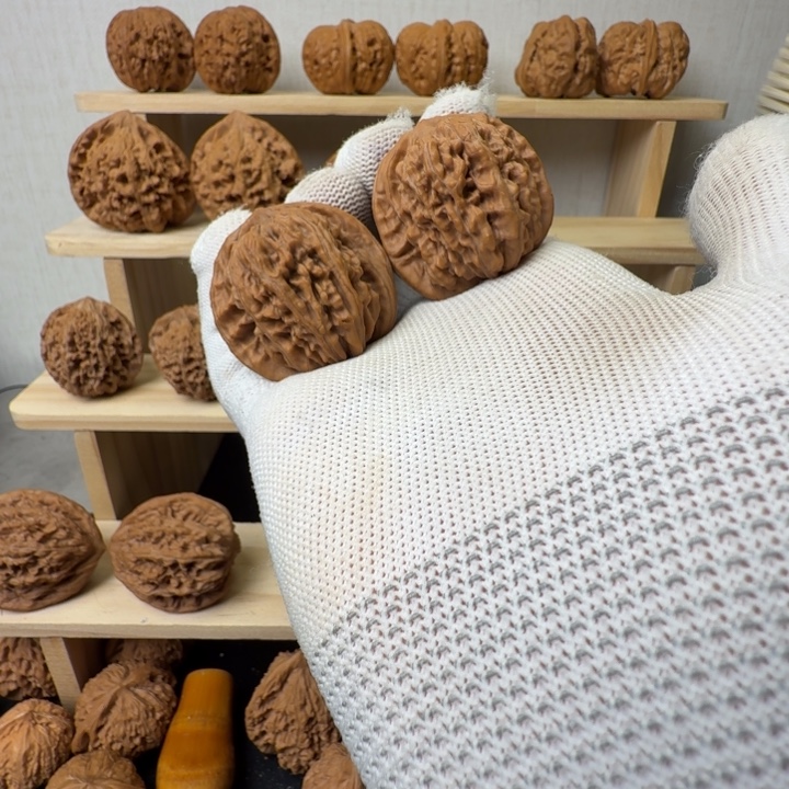 文玩核桃吊坠四座楼