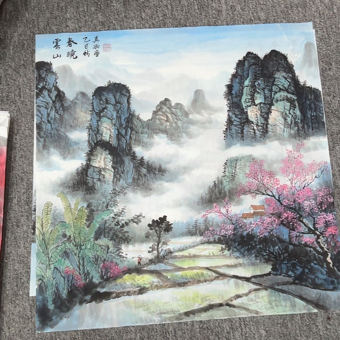笔***秋国画国画作品多次在国内外大展