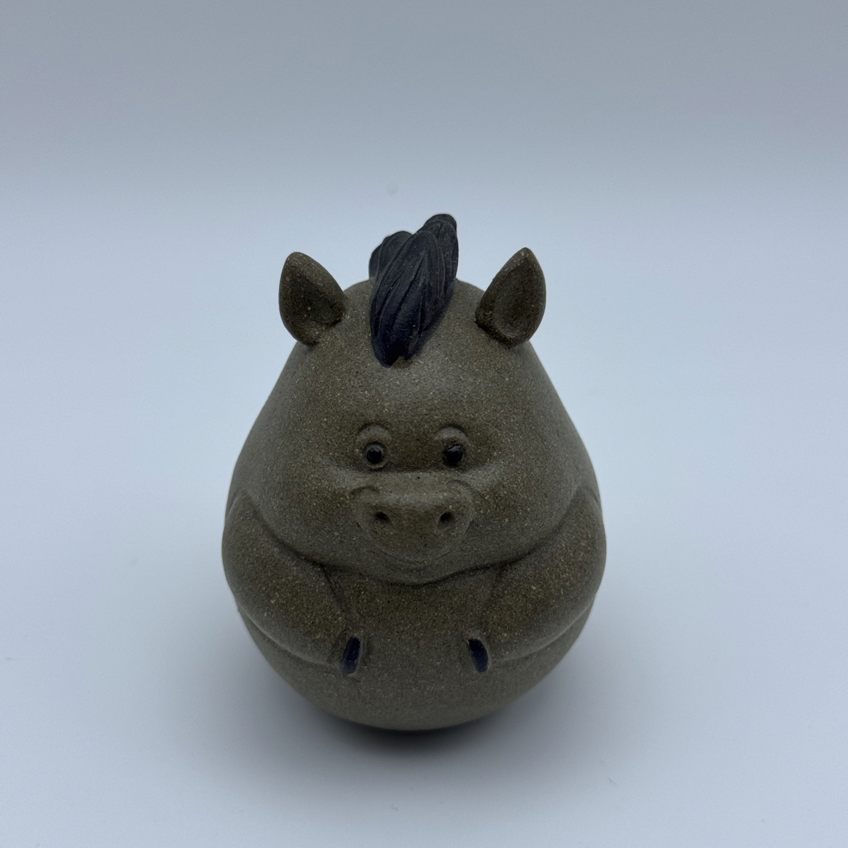 【福利】紫砂小马茶宠 茶桌装饰品 青段泥