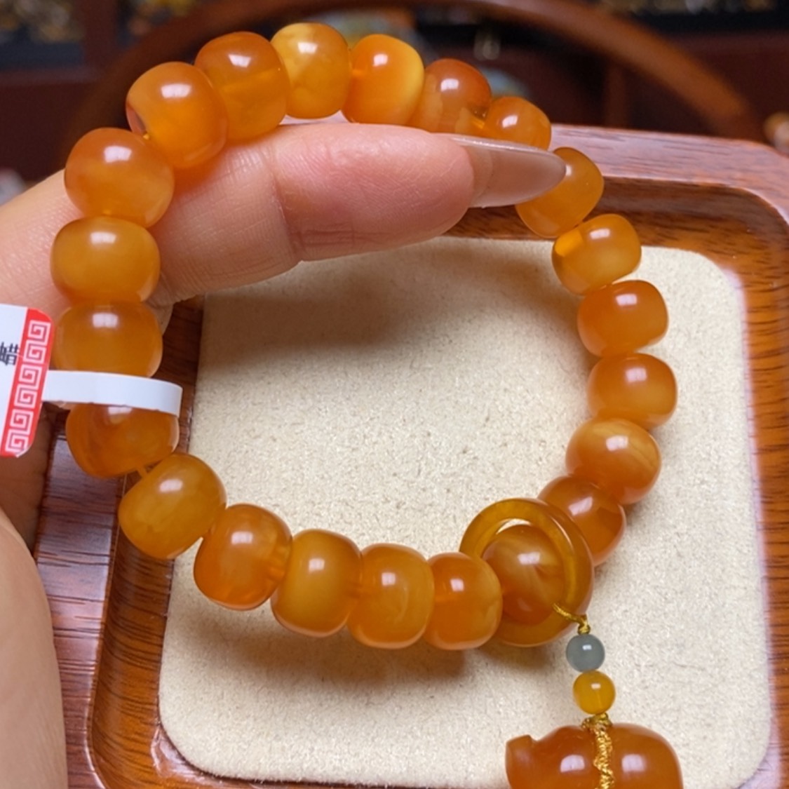 【闪购商品】蜜蜡手链未镶嵌手串