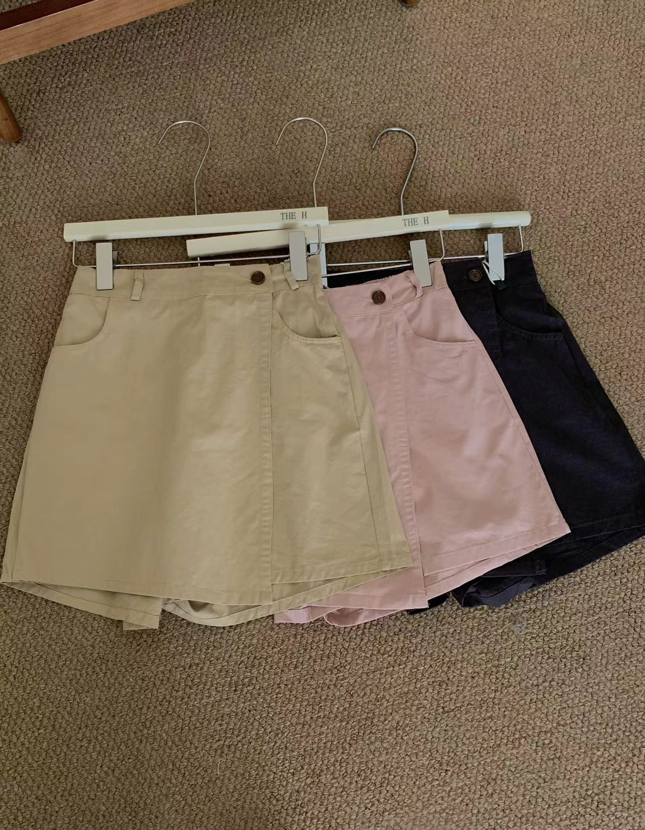 2425-8女装韩版时尚百搭短裤裙