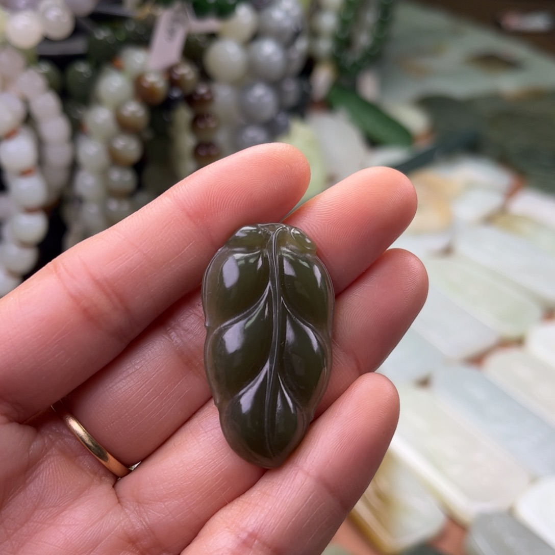 和田玉未镶嵌吊坠(不含链)