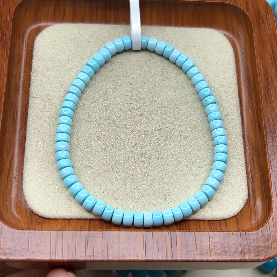 绿松石手链未镶嵌琳**?