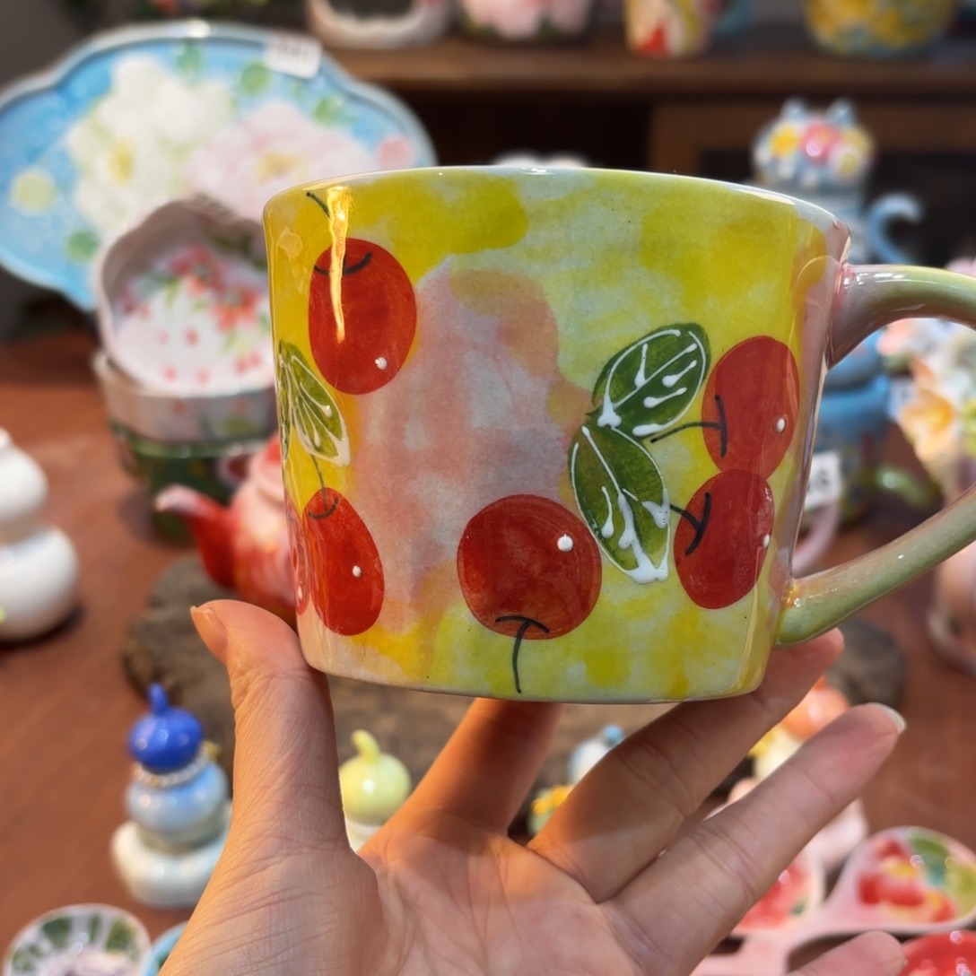 景德镇手绘高温釉下彩陶瓷茶具